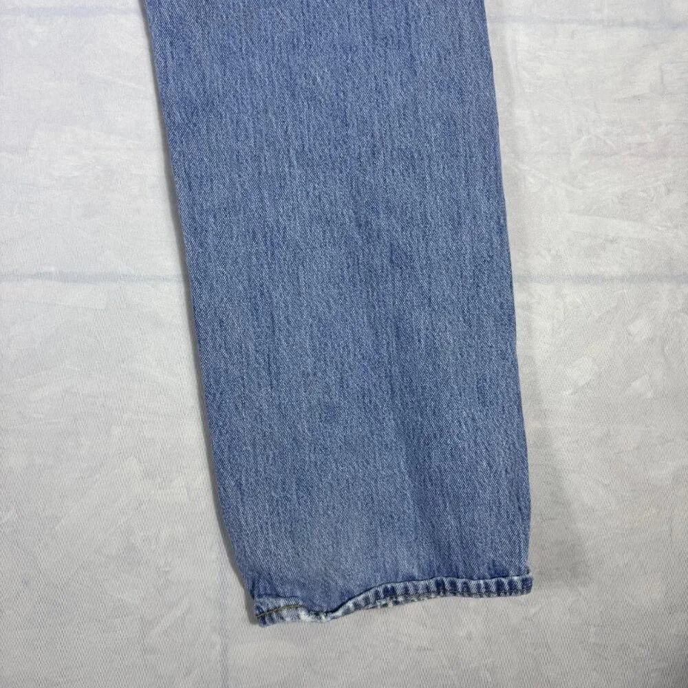 Levi's 501 Men's Straight Leg Jeans‎ Blue Denim Medium Wash 5-Pocket W38 L32